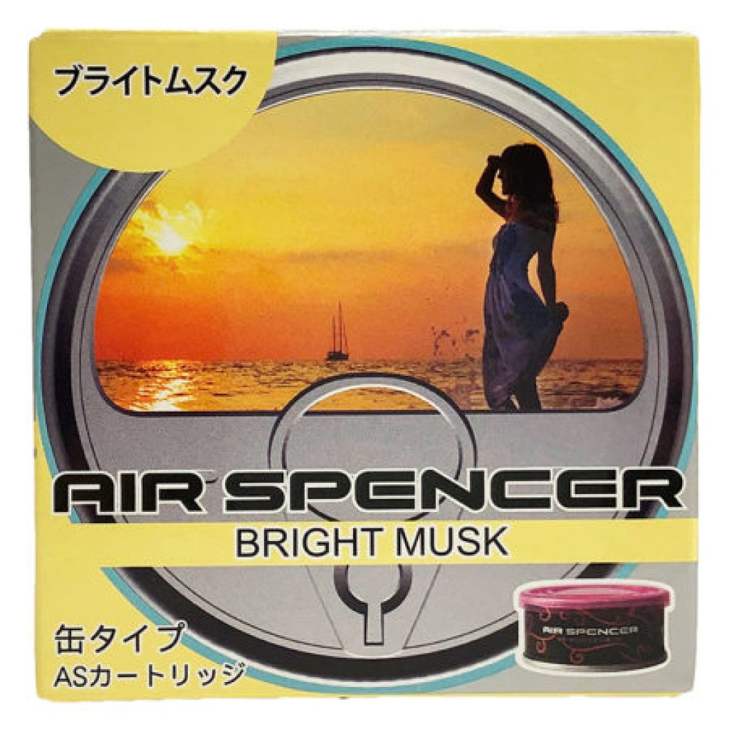 Eikosha Air Spencer JDM Japanese can style car air freshener in Bright